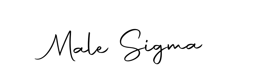 The best way (Autography-DOLnW) to make a short signature is to pick only two or three words in your name. The name Male Sigma include a total of six letters. For converting this name. Male Sigma signature style 10 images and pictures png