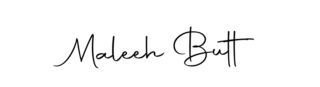Maleeh Butt stylish signature style. Best Handwritten Sign (Autography-DOLnW) for my name. Handwritten Signature Collection Ideas for my name Maleeh Butt. Maleeh Butt signature style 10 images and pictures png