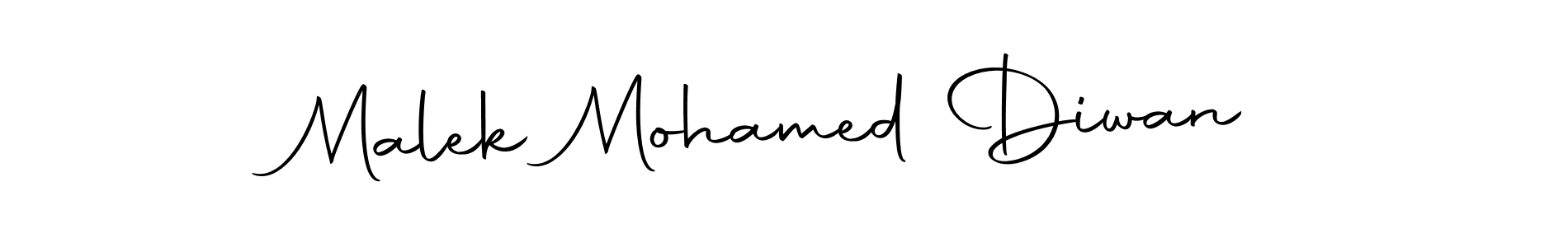 How to make Malek Mohamed Diwan signature? Autography-DOLnW is a professional autograph style. Create handwritten signature for Malek Mohamed Diwan name. Malek Mohamed Diwan signature style 10 images and pictures png
