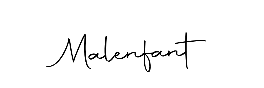 Use a signature maker to create a handwritten signature online. With this signature software, you can design (Autography-DOLnW) your own signature for name Malenfant. Malenfant signature style 10 images and pictures png