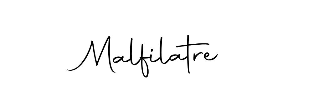 Design your own signature with our free online signature maker. With this signature software, you can create a handwritten (Autography-DOLnW) signature for name Malfilatre. Malfilatre signature style 10 images and pictures png