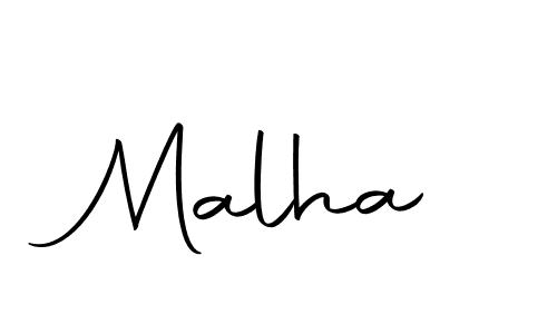 Malha stylish signature style. Best Handwritten Sign (Autography-DOLnW) for my name. Handwritten Signature Collection Ideas for my name Malha. Malha signature style 10 images and pictures png