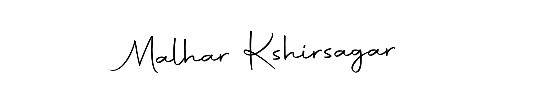 Use a signature maker to create a handwritten signature online. With this signature software, you can design (Autography-DOLnW) your own signature for name Malhar Kshirsagar. Malhar Kshirsagar signature style 10 images and pictures png