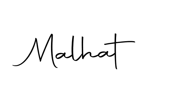 Make a beautiful signature design for name Malhat. With this signature (Autography-DOLnW) style, you can create a handwritten signature for free. Malhat signature style 10 images and pictures png