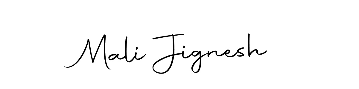 How to make Mali Jignesh name signature. Use Autography-DOLnW style for creating short signs online. This is the latest handwritten sign. Mali Jignesh signature style 10 images and pictures png