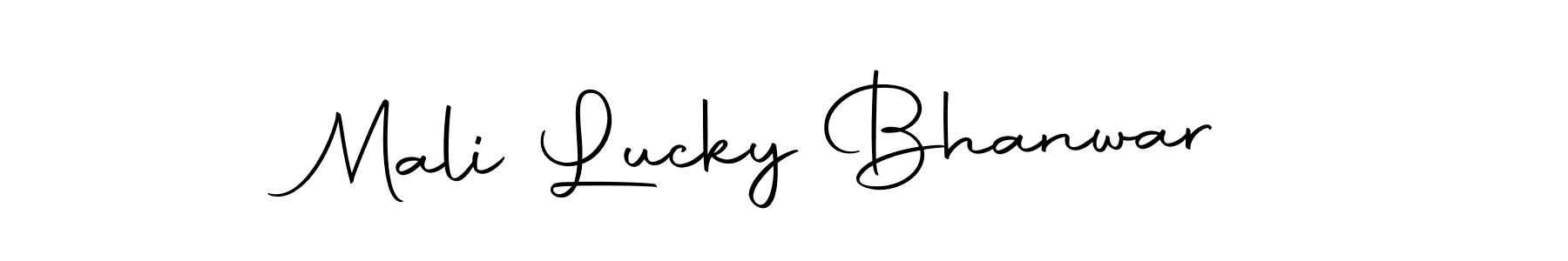 Make a short Mali Lucky Bhanwar signature style. Manage your documents anywhere anytime using Autography-DOLnW. Create and add eSignatures, submit forms, share and send files easily. Mali Lucky Bhanwar signature style 10 images and pictures png