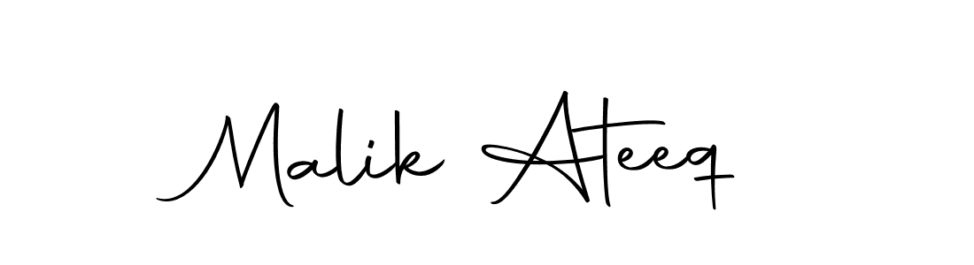 Make a short Malik Ateeq signature style. Manage your documents anywhere anytime using Autography-DOLnW. Create and add eSignatures, submit forms, share and send files easily. Malik Ateeq signature style 10 images and pictures png