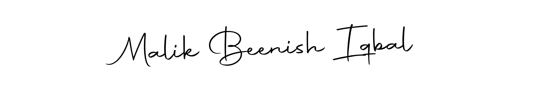 Also we have Malik Beenish Iqbal name is the best signature style. Create professional handwritten signature collection using Autography-DOLnW autograph style. Malik Beenish Iqbal signature style 10 images and pictures png