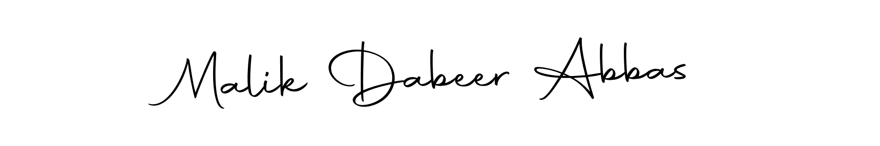 The best way (Autography-DOLnW) to make a short signature is to pick only two or three words in your name. The name Malik Dabeer Abbas include a total of six letters. For converting this name. Malik Dabeer Abbas signature style 10 images and pictures png