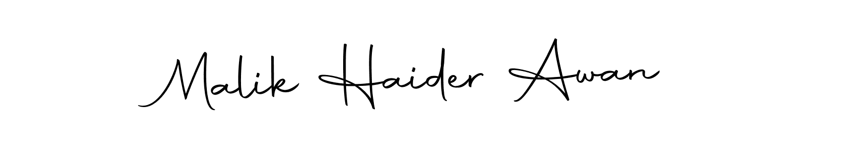 Similarly Autography-DOLnW is the best handwritten signature design. Signature creator online .You can use it as an online autograph creator for name Malik Haider Awan. Malik Haider Awan signature style 10 images and pictures png