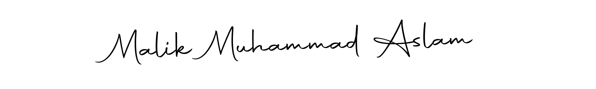 The best way (Autography-DOLnW) to make a short signature is to pick only two or three words in your name. The name Malik Muhammad Aslam include a total of six letters. For converting this name. Malik Muhammad Aslam signature style 10 images and pictures png