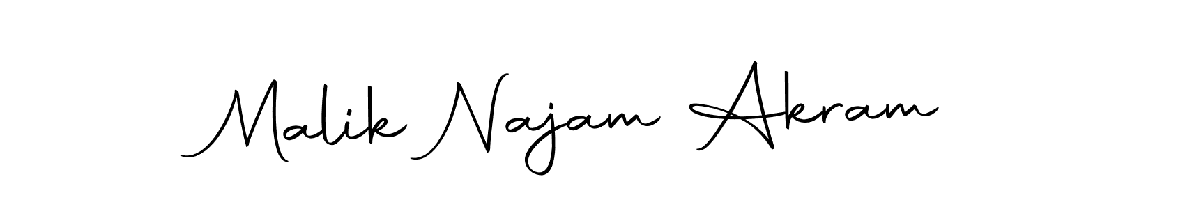 Malik Najam Akram stylish signature style. Best Handwritten Sign (Autography-DOLnW) for my name. Handwritten Signature Collection Ideas for my name Malik Najam Akram. Malik Najam Akram signature style 10 images and pictures png