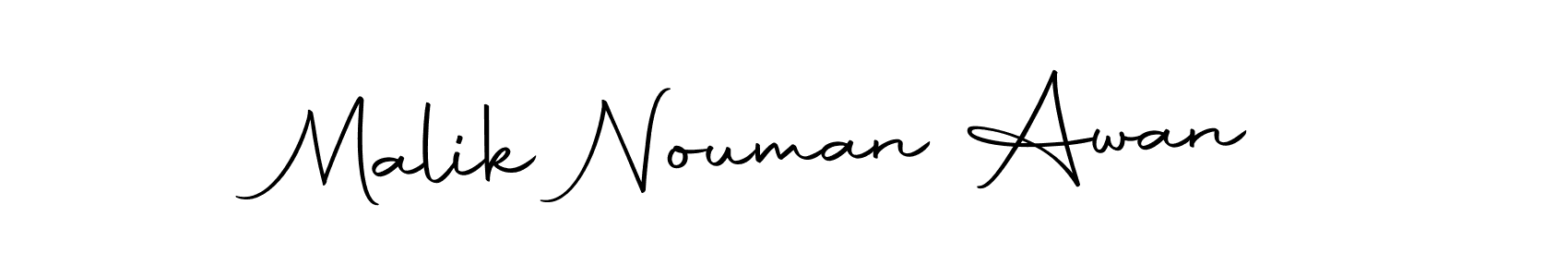 Malik Nouman Awan stylish signature style. Best Handwritten Sign (Autography-DOLnW) for my name. Handwritten Signature Collection Ideas for my name Malik Nouman Awan. Malik Nouman Awan signature style 10 images and pictures png