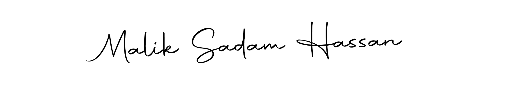 How to make Malik Sadam Hassan signature? Autography-DOLnW is a professional autograph style. Create handwritten signature for Malik Sadam Hassan name. Malik Sadam Hassan signature style 10 images and pictures png