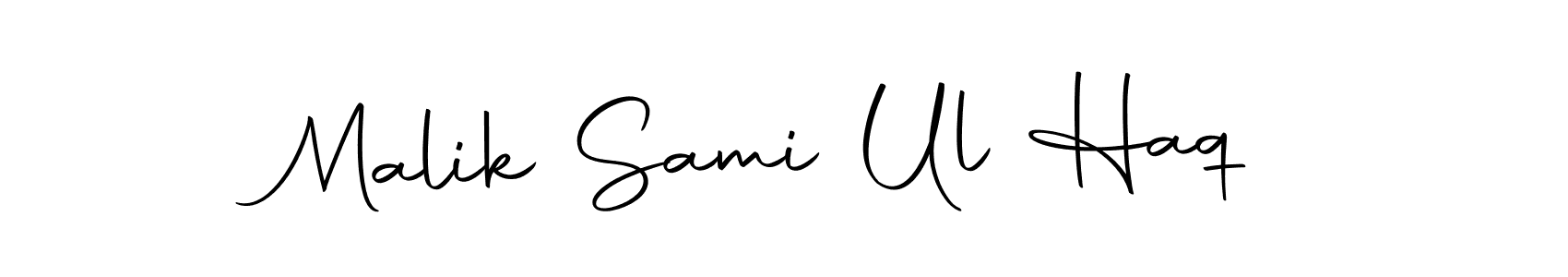 Design your own signature with our free online signature maker. With this signature software, you can create a handwritten (Autography-DOLnW) signature for name Malik Sami Ul Haq. Malik Sami Ul Haq signature style 10 images and pictures png