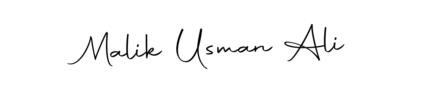 Make a beautiful signature design for name Malik Usman Ali. Use this online signature maker to create a handwritten signature for free. Malik Usman Ali signature style 10 images and pictures png