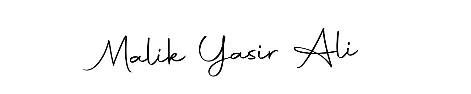 Design your own signature with our free online signature maker. With this signature software, you can create a handwritten (Autography-DOLnW) signature for name Malik Yasir Ali. Malik Yasir Ali signature style 10 images and pictures png