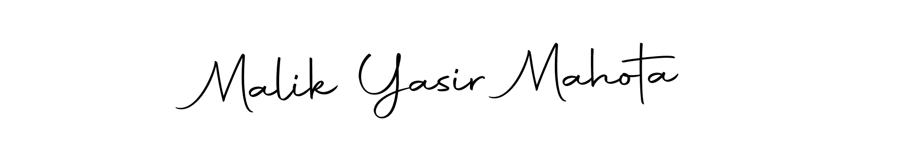 Create a beautiful signature design for name Malik Yasir Mahota. With this signature (Autography-DOLnW) fonts, you can make a handwritten signature for free. Malik Yasir Mahota signature style 10 images and pictures png