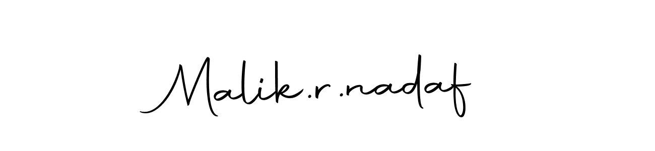 Make a beautiful signature design for name Malik.r.nadaf. With this signature (Autography-DOLnW) style, you can create a handwritten signature for free. Malik.r.nadaf signature style 10 images and pictures png