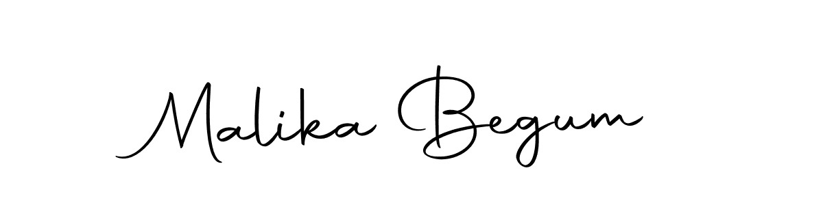 Design your own signature with our free online signature maker. With this signature software, you can create a handwritten (Autography-DOLnW) signature for name Malika Begum. Malika Begum signature style 10 images and pictures png
