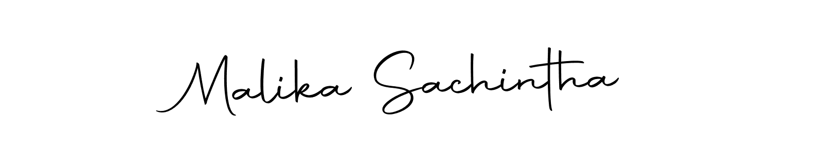 How to make Malika Sachintha signature? Autography-DOLnW is a professional autograph style. Create handwritten signature for Malika Sachintha name. Malika Sachintha signature style 10 images and pictures png