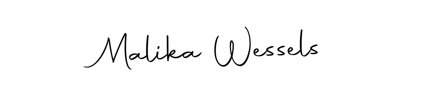 The best way (Autography-DOLnW) to make a short signature is to pick only two or three words in your name. The name Malika Wessels include a total of six letters. For converting this name. Malika Wessels signature style 10 images and pictures png