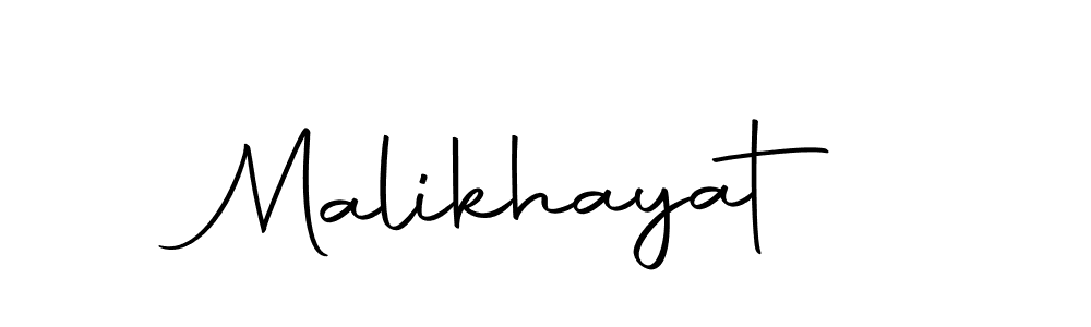 Create a beautiful signature design for name Malikhayat. With this signature (Autography-DOLnW) fonts, you can make a handwritten signature for free. Malikhayat signature style 10 images and pictures png