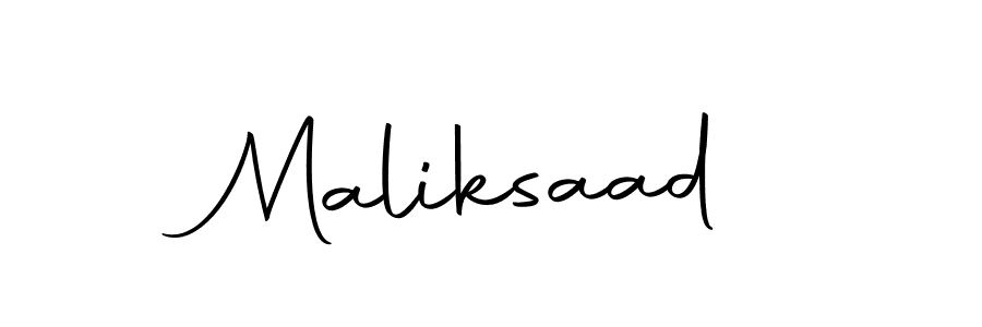 Make a beautiful signature design for name Maliksaad. With this signature (Autography-DOLnW) style, you can create a handwritten signature for free. Maliksaad signature style 10 images and pictures png