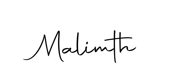 Use a signature maker to create a handwritten signature online. With this signature software, you can design (Autography-DOLnW) your own signature for name Malimth. Malimth signature style 10 images and pictures png