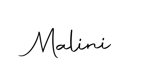 Design your own signature with our free online signature maker. With this signature software, you can create a handwritten (Autography-DOLnW) signature for name Malini. Malini signature style 10 images and pictures png