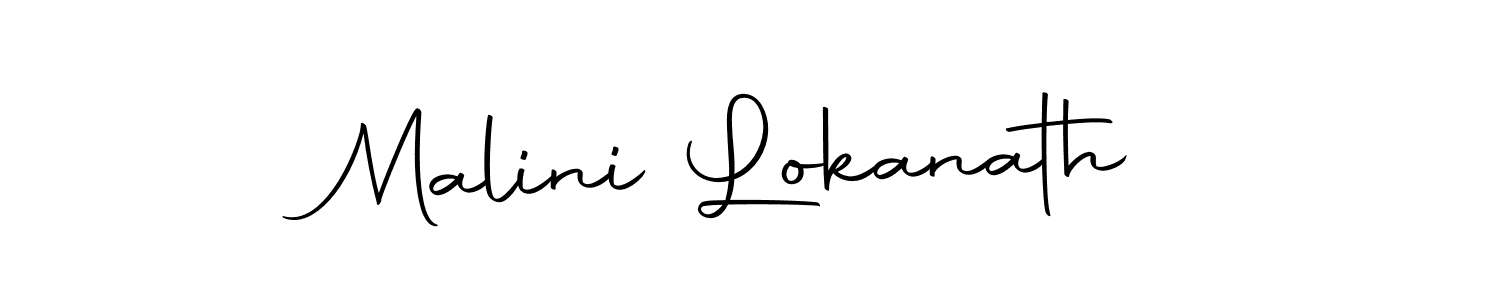 Design your own signature with our free online signature maker. With this signature software, you can create a handwritten (Autography-DOLnW) signature for name Malini Lokanath. Malini Lokanath signature style 10 images and pictures png