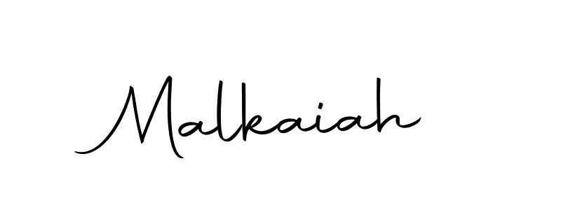 Use a signature maker to create a handwritten signature online. With this signature software, you can design (Autography-DOLnW) your own signature for name Malkaiah. Malkaiah signature style 10 images and pictures png