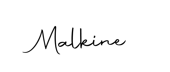 Use a signature maker to create a handwritten signature online. With this signature software, you can design (Autography-DOLnW) your own signature for name Malkine. Malkine signature style 10 images and pictures png