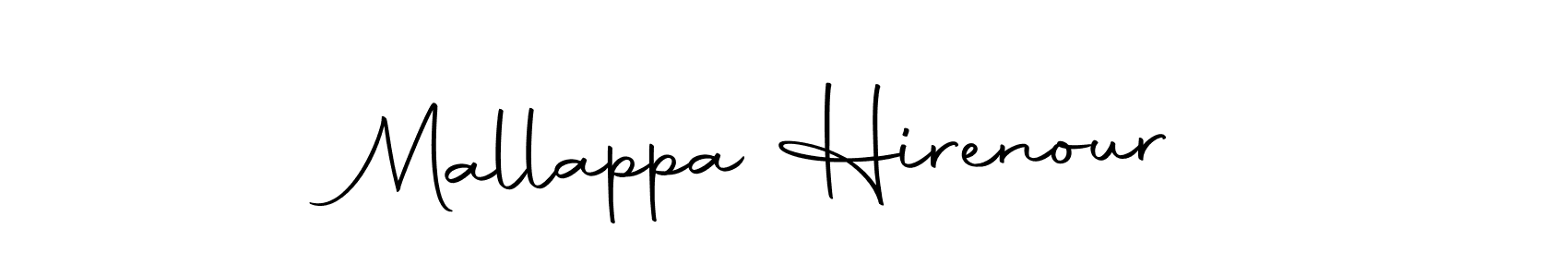Design your own signature with our free online signature maker. With this signature software, you can create a handwritten (Autography-DOLnW) signature for name Mallappa Hirenour. Mallappa Hirenour signature style 10 images and pictures png