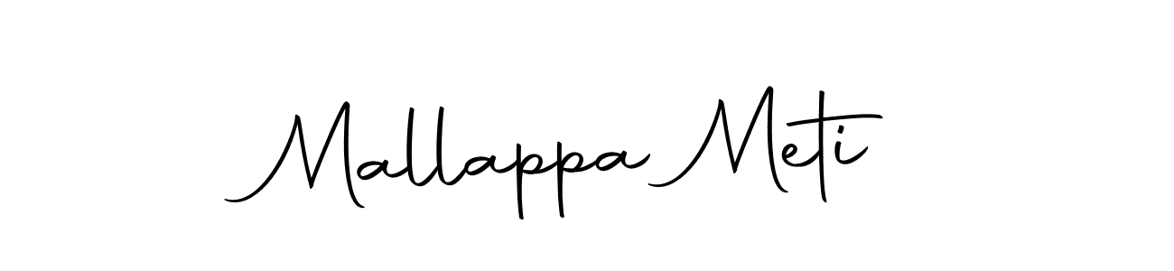 The best way (Autography-DOLnW) to make a short signature is to pick only two or three words in your name. The name Mallappa Meti include a total of six letters. For converting this name. Mallappa Meti signature style 10 images and pictures png
