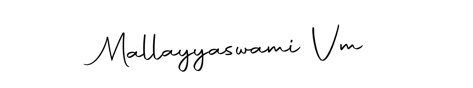 Create a beautiful signature design for name Mallayyaswami Vm. With this signature (Autography-DOLnW) fonts, you can make a handwritten signature for free. Mallayyaswami Vm signature style 10 images and pictures png