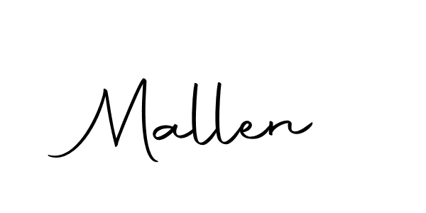 How to make Mallen name signature. Use Autography-DOLnW style for creating short signs online. This is the latest handwritten sign. Mallen signature style 10 images and pictures png