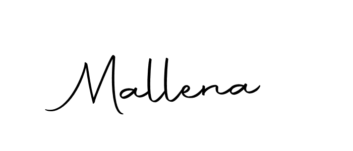 How to make Mallena signature? Autography-DOLnW is a professional autograph style. Create handwritten signature for Mallena name. Mallena signature style 10 images and pictures png