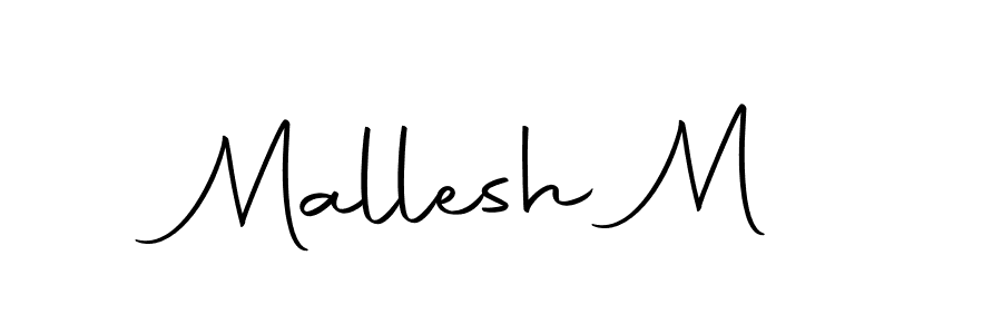 Here are the top 10 professional signature styles for the name Mallesh M. These are the best autograph styles you can use for your name. Mallesh M signature style 10 images and pictures png