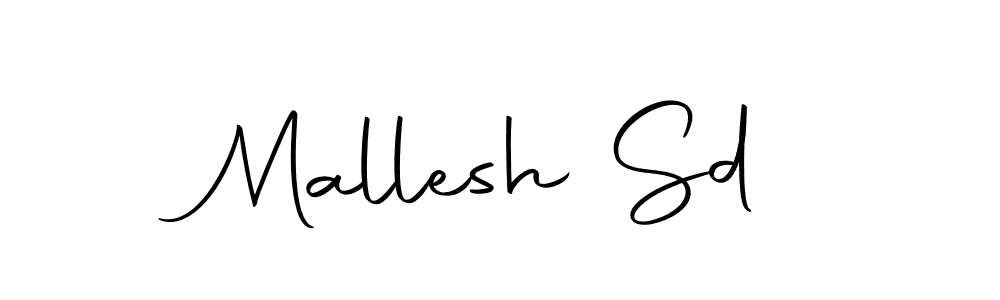 How to make Mallesh Sd signature? Autography-DOLnW is a professional autograph style. Create handwritten signature for Mallesh Sd name. Mallesh Sd signature style 10 images and pictures png