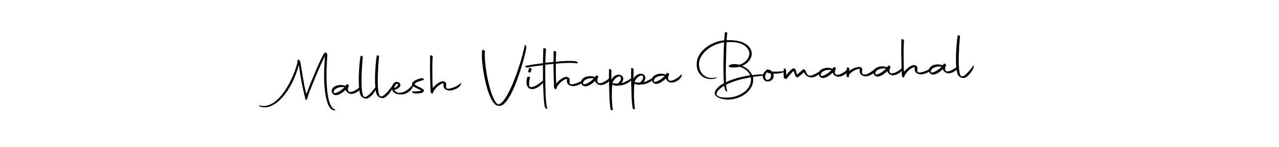 This is the best signature style for the Mallesh Vithappa Bomanahal name. Also you like these signature font (Autography-DOLnW). Mix name signature. Mallesh Vithappa Bomanahal signature style 10 images and pictures png