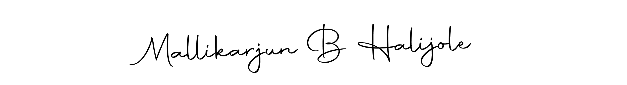 Make a beautiful signature design for name Mallikarjun B Halijole. With this signature (Autography-DOLnW) style, you can create a handwritten signature for free. Mallikarjun B Halijole signature style 10 images and pictures png
