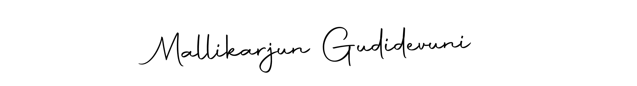 Make a beautiful signature design for name Mallikarjun Gudidevuni. With this signature (Autography-DOLnW) style, you can create a handwritten signature for free. Mallikarjun Gudidevuni signature style 10 images and pictures png