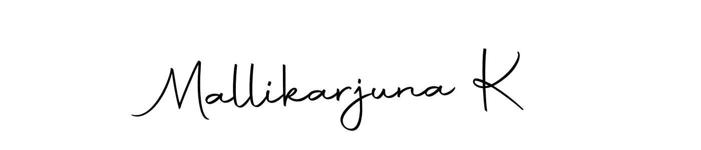 Make a beautiful signature design for name Mallikarjuna K. With this signature (Autography-DOLnW) style, you can create a handwritten signature for free. Mallikarjuna K signature style 10 images and pictures png