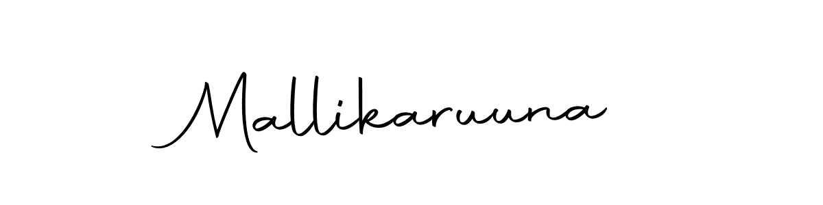 Make a beautiful signature design for name Mallikaruuna. With this signature (Autography-DOLnW) style, you can create a handwritten signature for free. Mallikaruuna signature style 10 images and pictures png