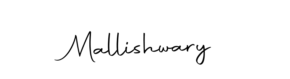 Create a beautiful signature design for name Mallishwary. With this signature (Autography-DOLnW) fonts, you can make a handwritten signature for free. Mallishwary signature style 10 images and pictures png