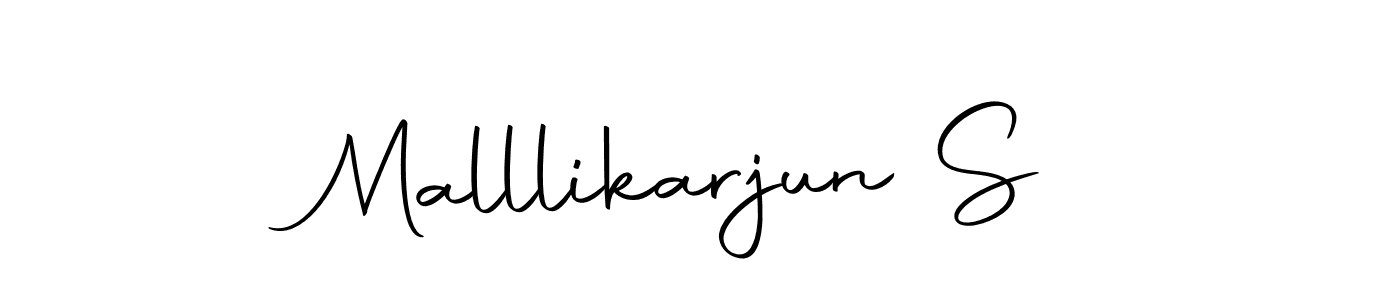 Make a beautiful signature design for name Malllikarjun S. With this signature (Autography-DOLnW) style, you can create a handwritten signature for free. Malllikarjun S signature style 10 images and pictures png