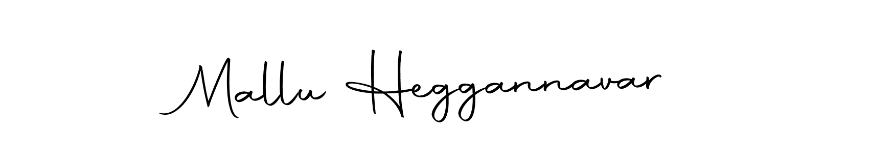 Make a beautiful signature design for name Mallu Heggannavar. With this signature (Autography-DOLnW) style, you can create a handwritten signature for free. Mallu Heggannavar signature style 10 images and pictures png