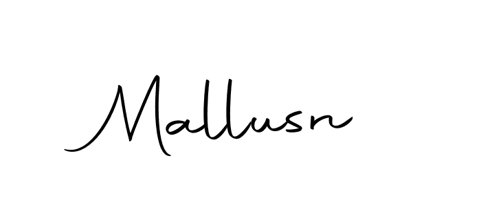 Make a beautiful signature design for name Mallusn. With this signature (Autography-DOLnW) style, you can create a handwritten signature for free. Mallusn signature style 10 images and pictures png