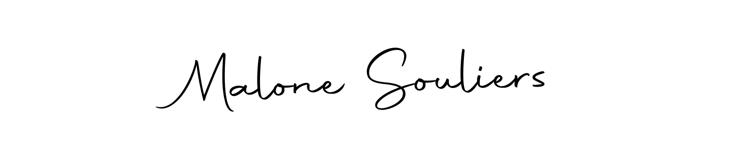 Malone Souliers stylish signature style. Best Handwritten Sign (Autography-DOLnW) for my name. Handwritten Signature Collection Ideas for my name Malone Souliers. Malone Souliers signature style 10 images and pictures png